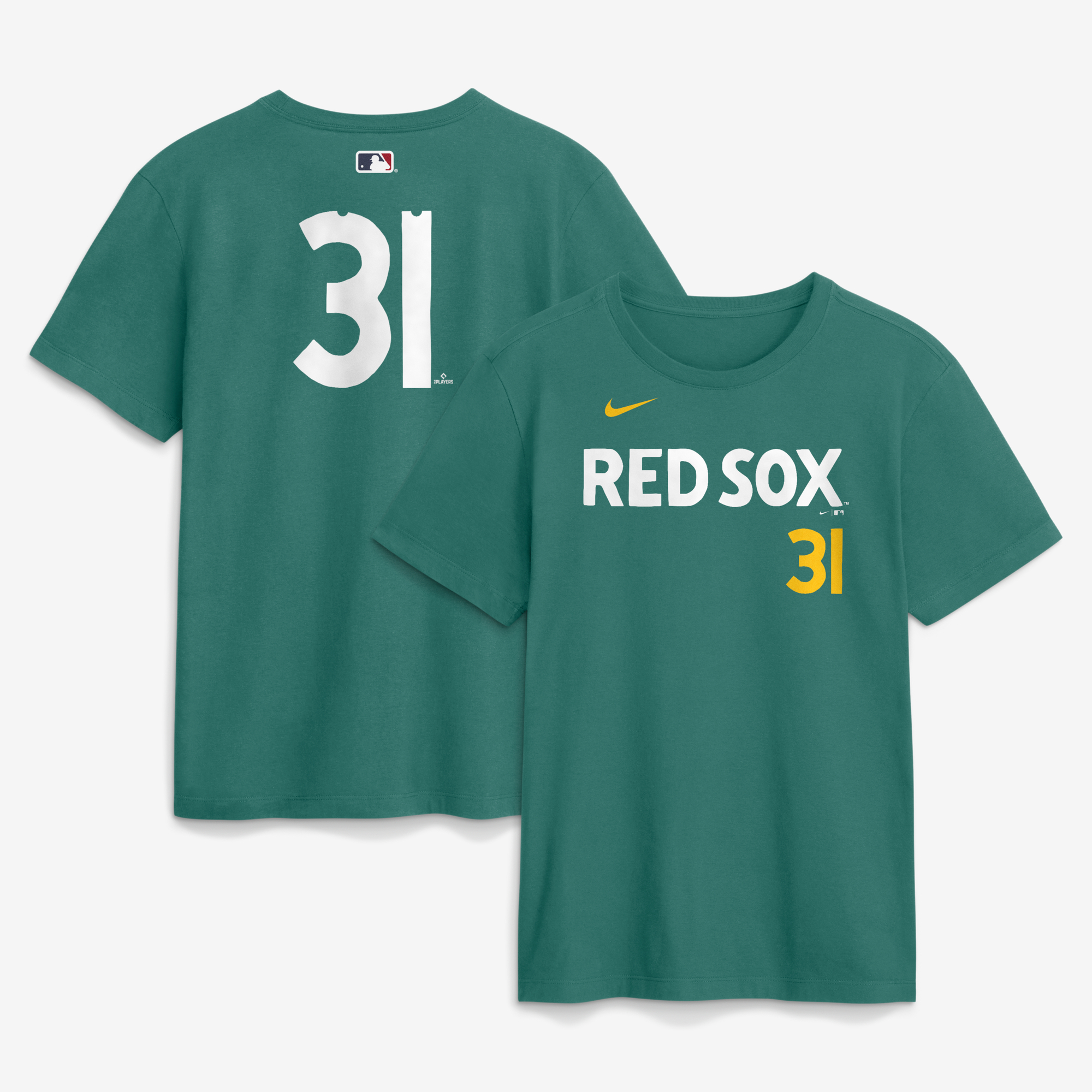 Men's Nike Adley Rutschman Green Boston Red Sox City Connect Name & Number T-Shirt