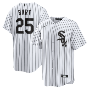 Men's Nike Joey Bart White Chicago White Sox Home Replica Jersey
