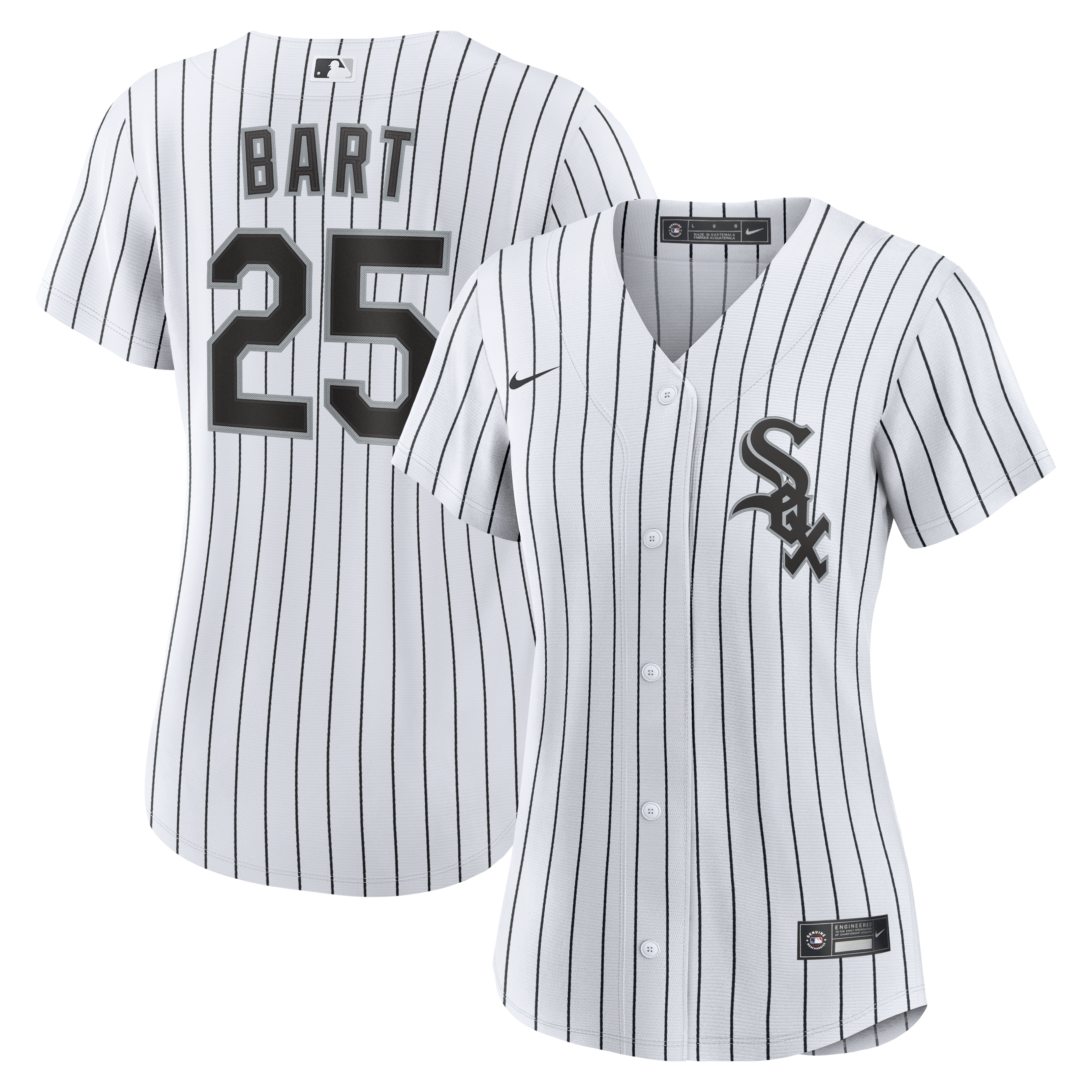 Women's Nike Joey Bart White Chicago White Sox Home Replica Jersey