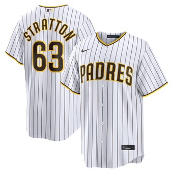 Men's Nike Hunter Stratton White San Diego Padres Home Replica Jersey