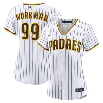 Women's Nike Gage Workman White San Diego Padres Home Replica Jersey