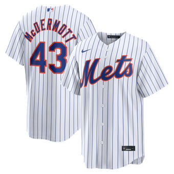 Men's Nike Chayce McDermott White New York Mets Home Replica Jersey