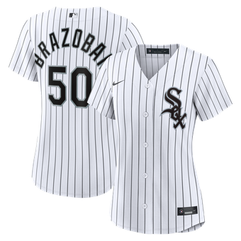 Women's Nike Huascar Brazoban White Chicago White Sox Home Replica Jersey