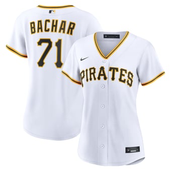 Women's Nike Lake Bachar White Pittsburgh Pirates Home Replica Jersey