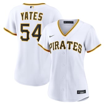 Women's Nike Kirby Yates White Pittsburgh Pirates Home Replica Jersey