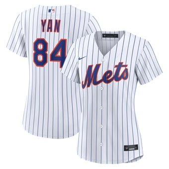 Women's Nike Jefry Yan White New York Mets Home Replica Jersey