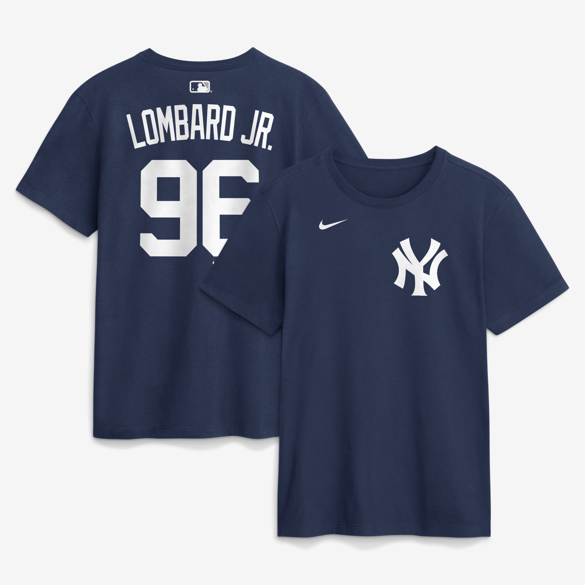 Men's Nike George Lombard Jr. Navy New York Yankees Home Name & Number T-Shirt