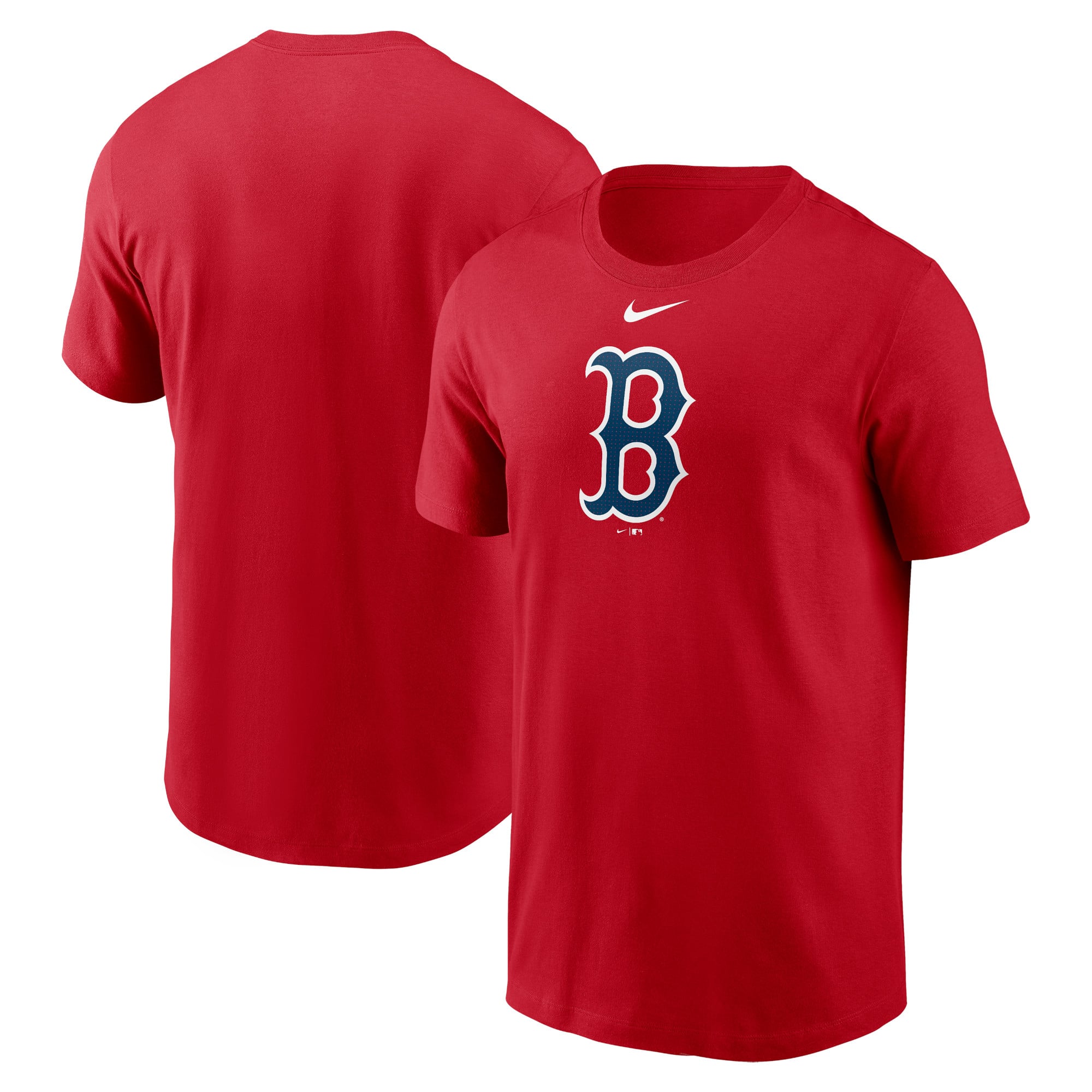 Men's Nike Red Boston Red Sox Fuse Large Logo T-Shirt