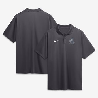 Men's Nike  Anthracite Michigan State Spartans Color Pop Victory Dri-FIT Polo