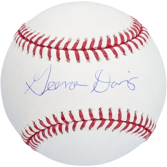 Geena Davis A League Of Their Own Autographed Baseball