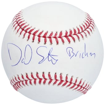 Daniel Stern Rookie Of The Year Autographed Baseball with "Brickma" Inscription - Beckett