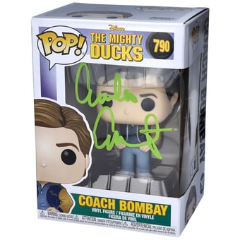 Emilio Estevez The Mighty Ducks Autographed Coach Bombay Funko Pop!