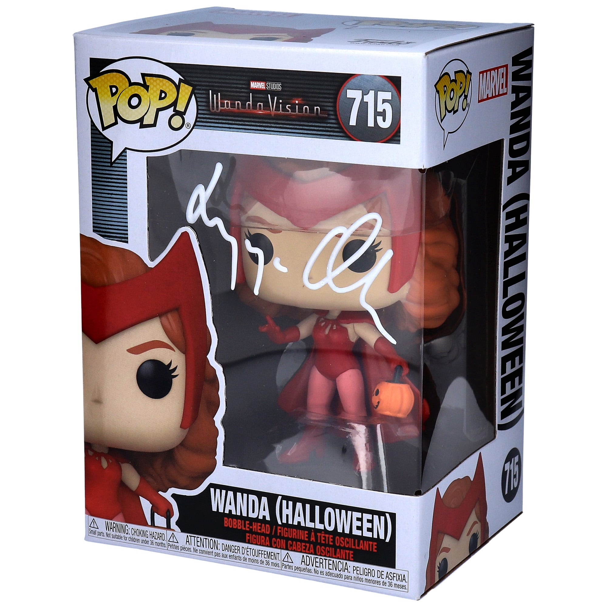 Elizabeth Olsen Scarlet Witch Autographed #715 Funko Pop!