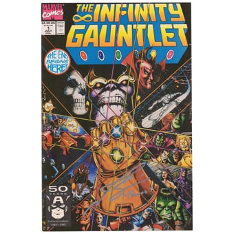 Josh Brolin Autographed Avengers Comic #1 with "Thanos" Inscription