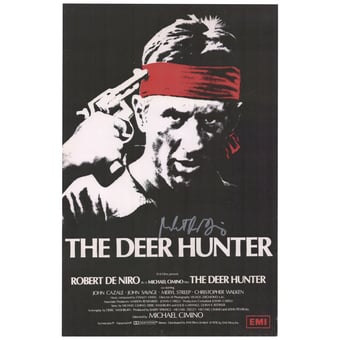 Robert De Niro Autographed 12" x 18" The Deer Hunter Movie Poster Print