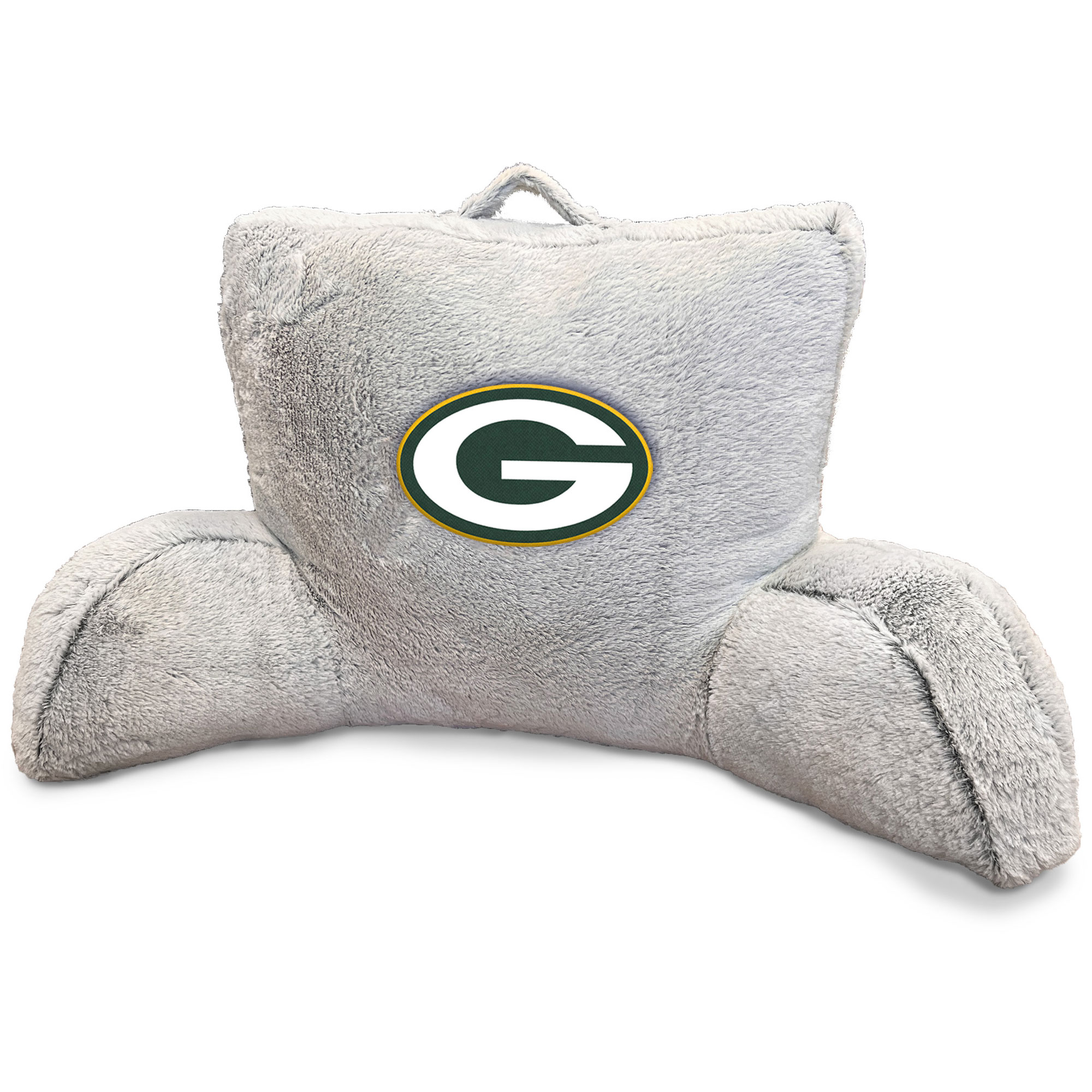Green Bay Packers Faux Fur Logo Backrest