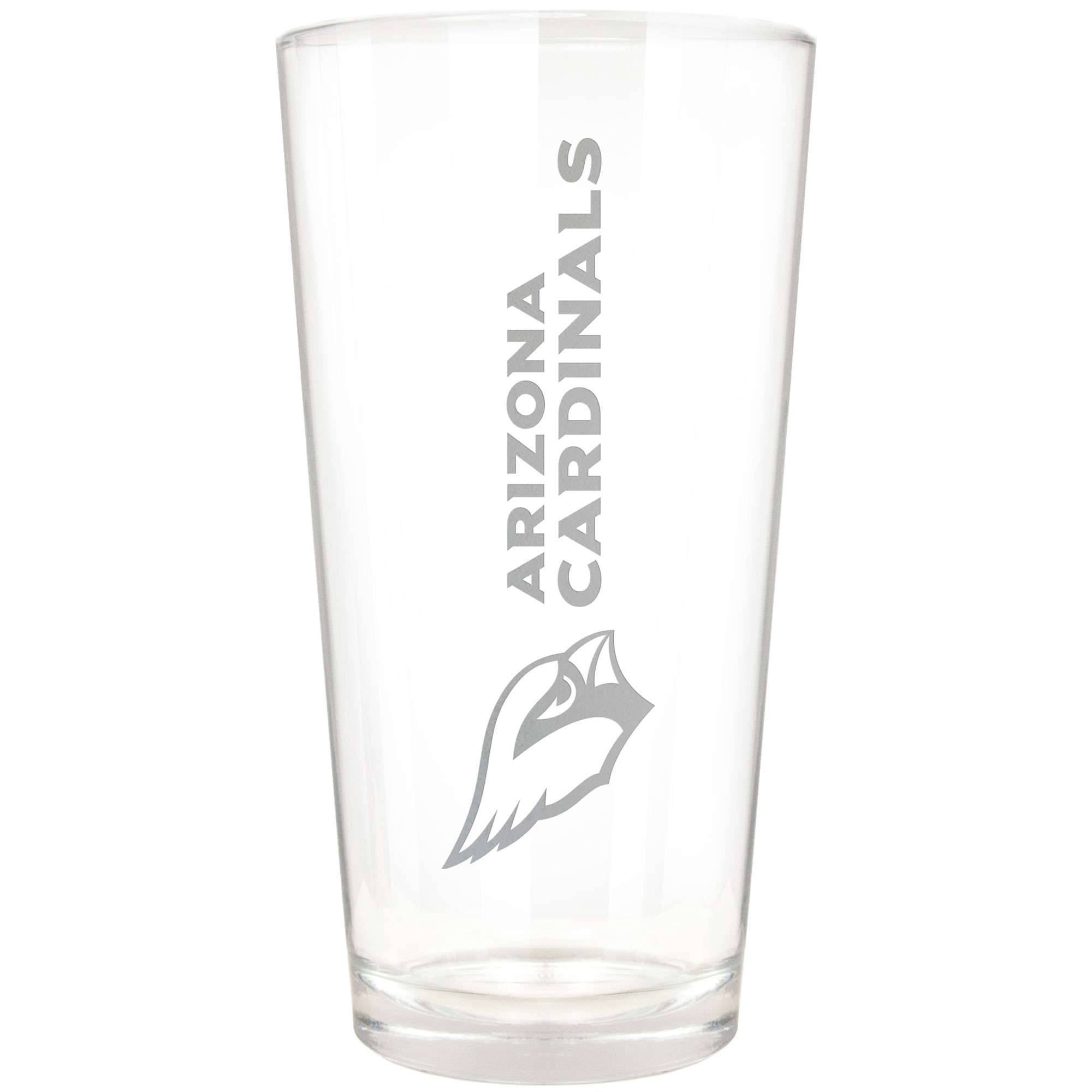 Arizona Cardinals Etched 16oz. Vertical Rally Cry Pint Glass