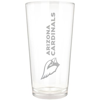 Arizona Cardinals Etched 16oz. Vertical Rally Cry Pint Glass