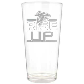 Atlanta Falcons Etched 16oz. Rally Cry Pint Glass