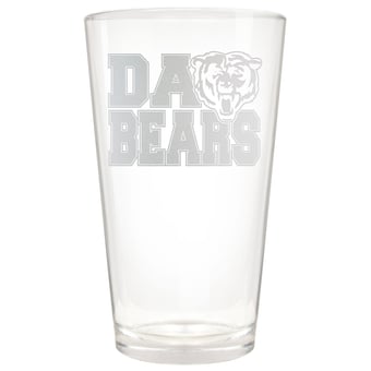 Chicago Bears Etched 16oz. Rally Cry Pint Glass