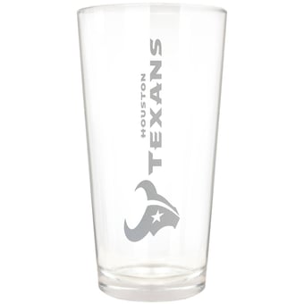 Houston Texans Etched 16oz. Vertical Rally Cry Pint Glass