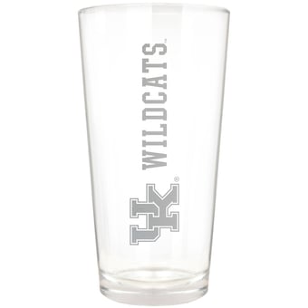 Kentucky Wildcats Etched 16oz. Vertical Rally Cry Pint Glass