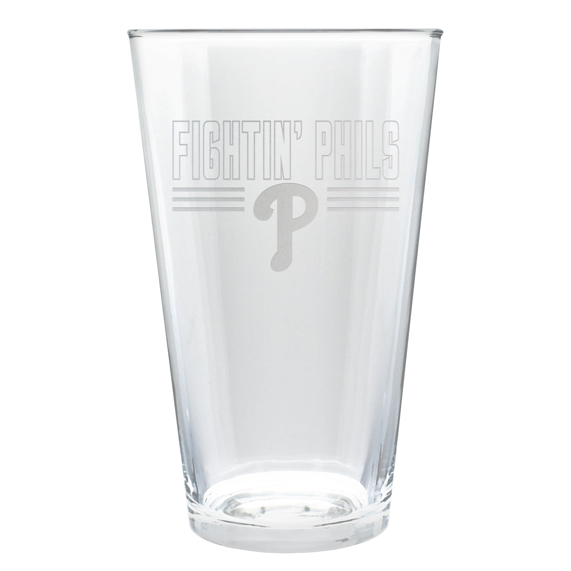 Philadelphia Phillies Etched 16oz. Rally Cry Pint Glass