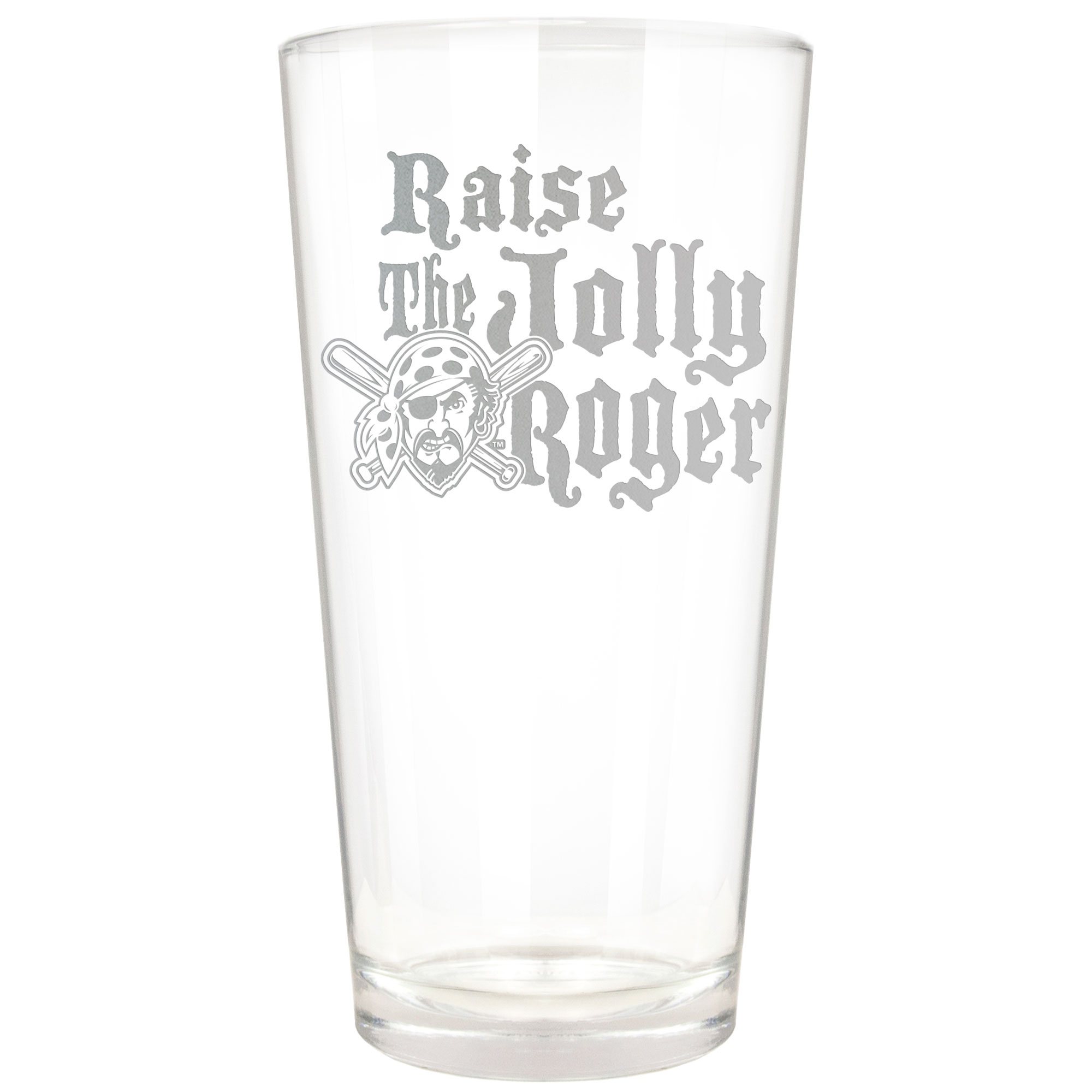 Pittsburgh Pirates Etched 16oz. Rally Cry Pint Glass