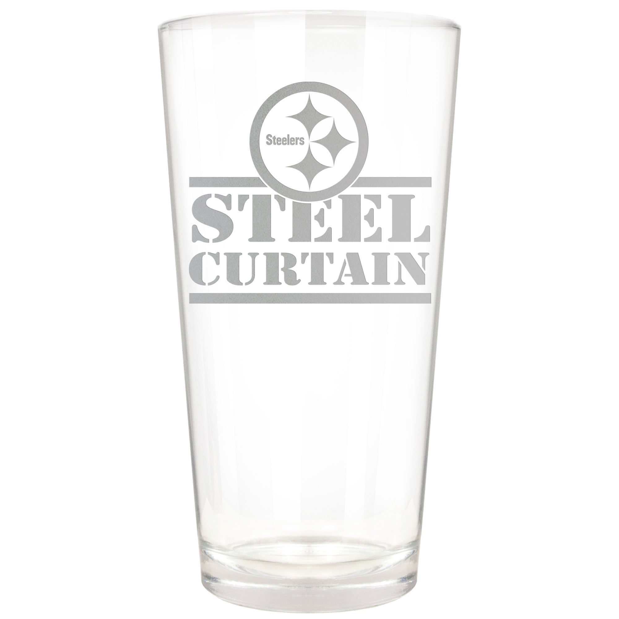 Pittsburgh Steelers Etched 16oz. Rally Cry Pint Glass