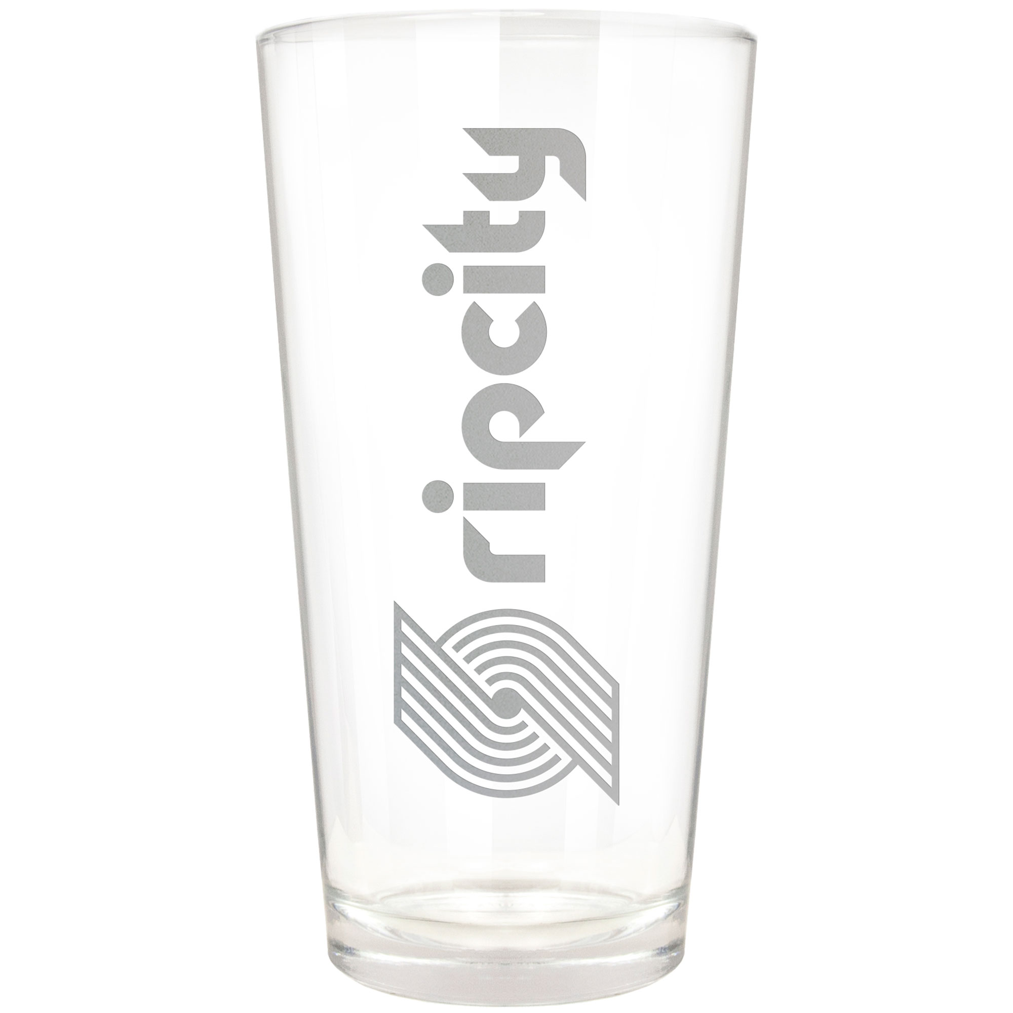 Portland Trail Blazers Etched 16oz. Vertical Rally Cry Pint Glass Portland Trail Blazers Etched 16oz. Vertical Rally Cry Pint Glass