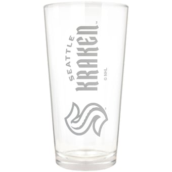 Seattle Kraken Etched 16oz. Vertical Rally Cry Pint Glass