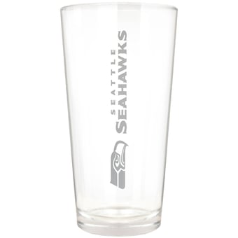 Seattle Seahawks Etched 16oz. Vertical Rally Cry Pint Glass
