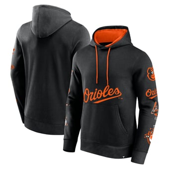 Men's Fanatics Black Baltimore Orioles Wild Winner Pullover Hoodie