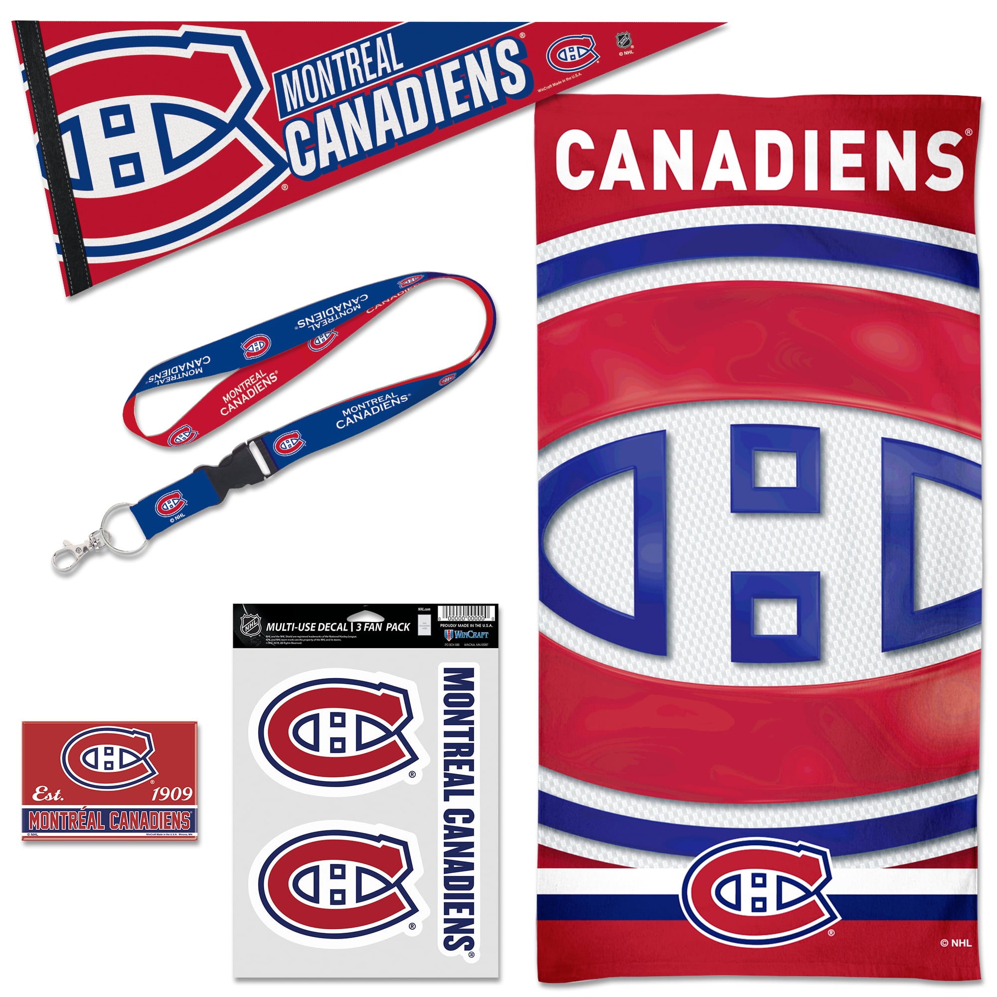WinCraft Montreal Canadiens House Fan Accessories Pack