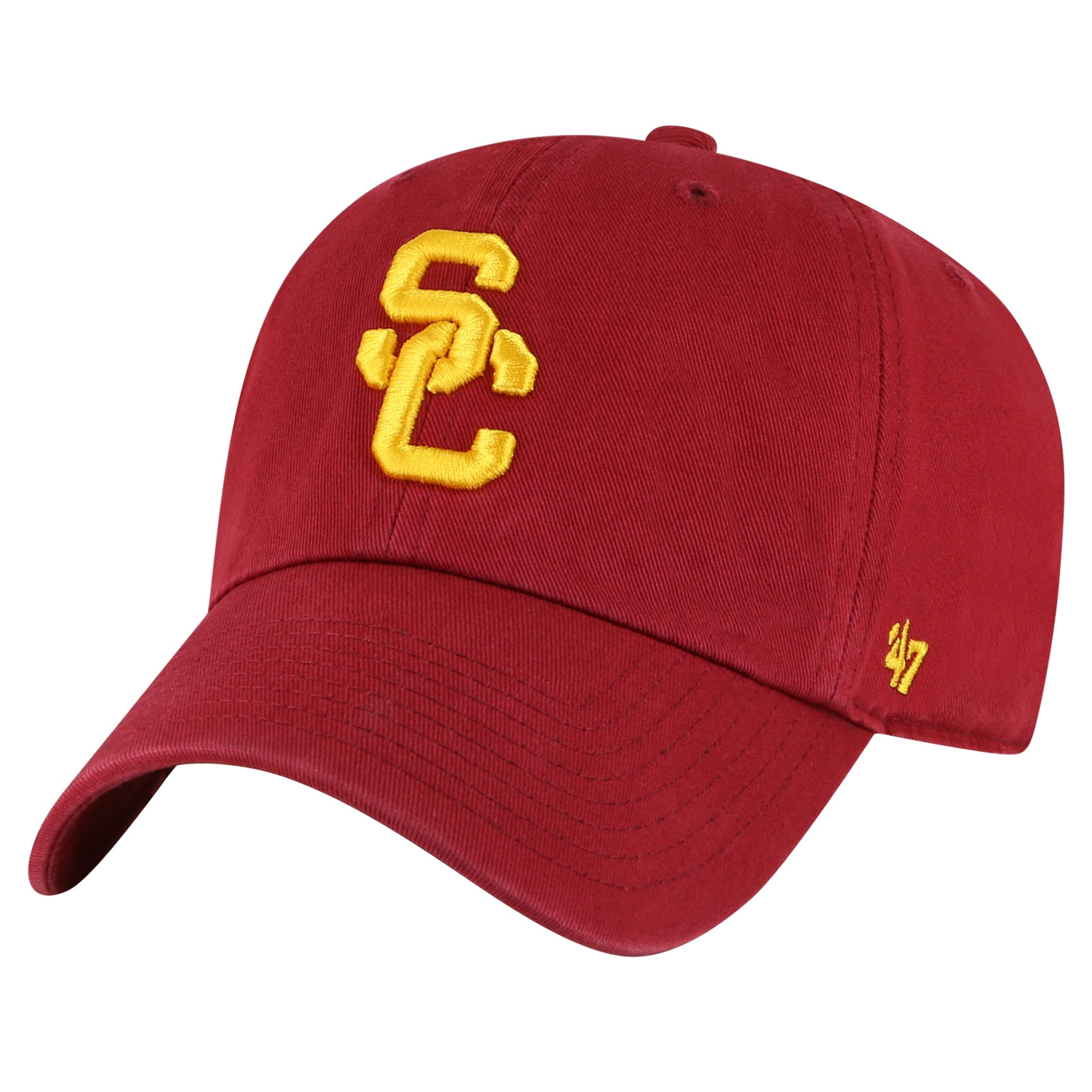 Men's '47 Cardinal USC Trojans Clean Up Adjustable Hat