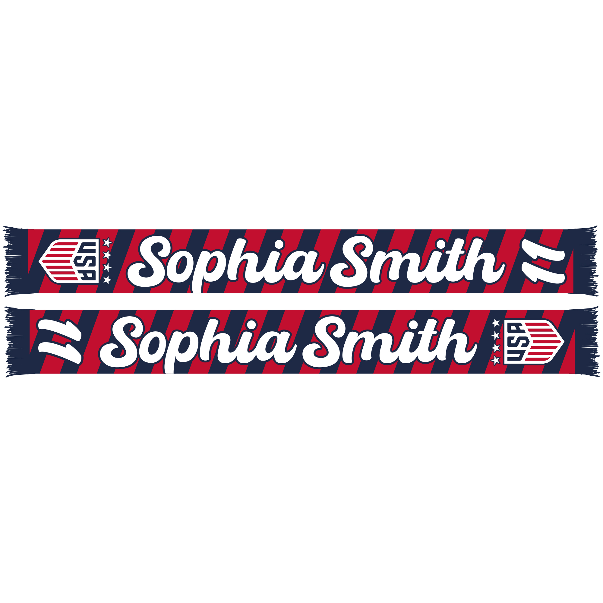 Sophia Smith Red USWNT 2023 Player Scarf