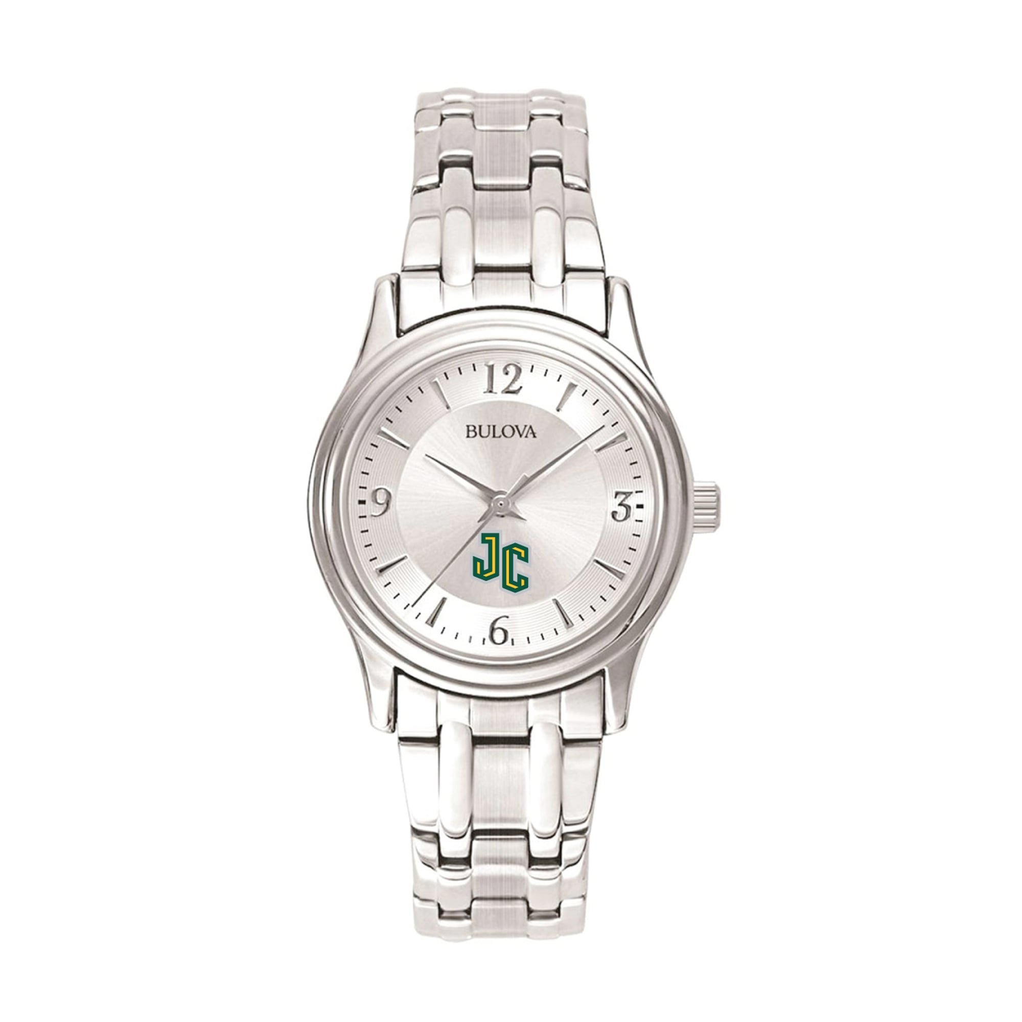 Women's Bulova  Silver New Jersey City Gothic Knights Silver-Tone Dial Stainless Steel Quartz Watch