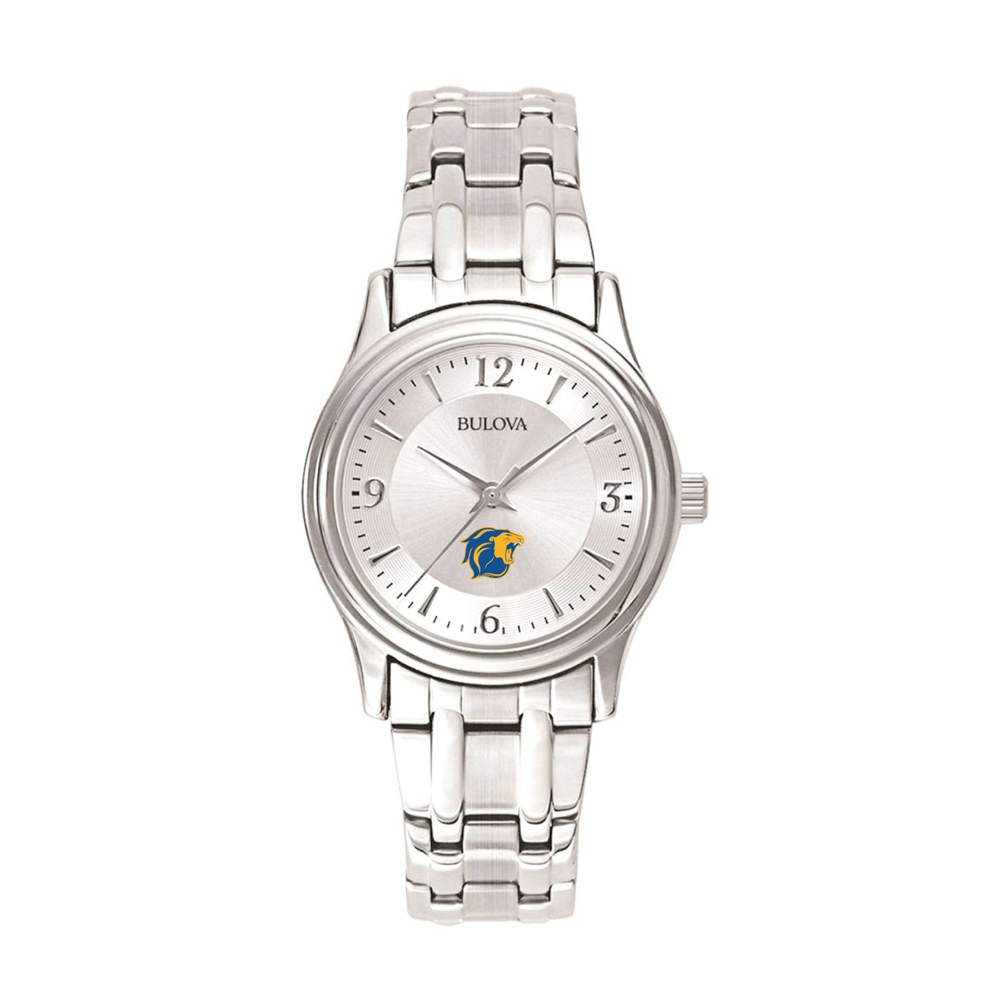 Women's Bulova  Silver College of New Jersey Lions Silver-Tone Dial Stainless Steel Quartz Watch