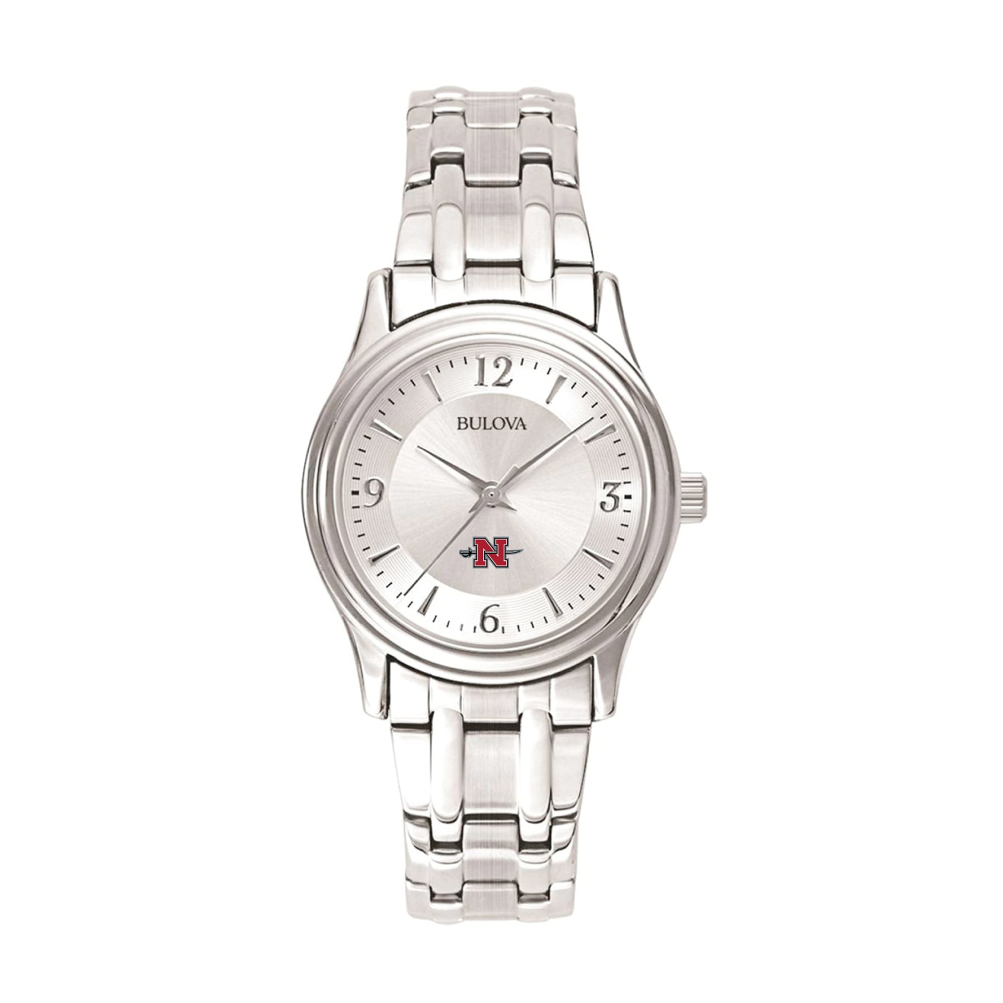 Women's Bulova  Silver Nicholls State Colonels Silver-Tone Dial Stainless Steel Quartz Watch