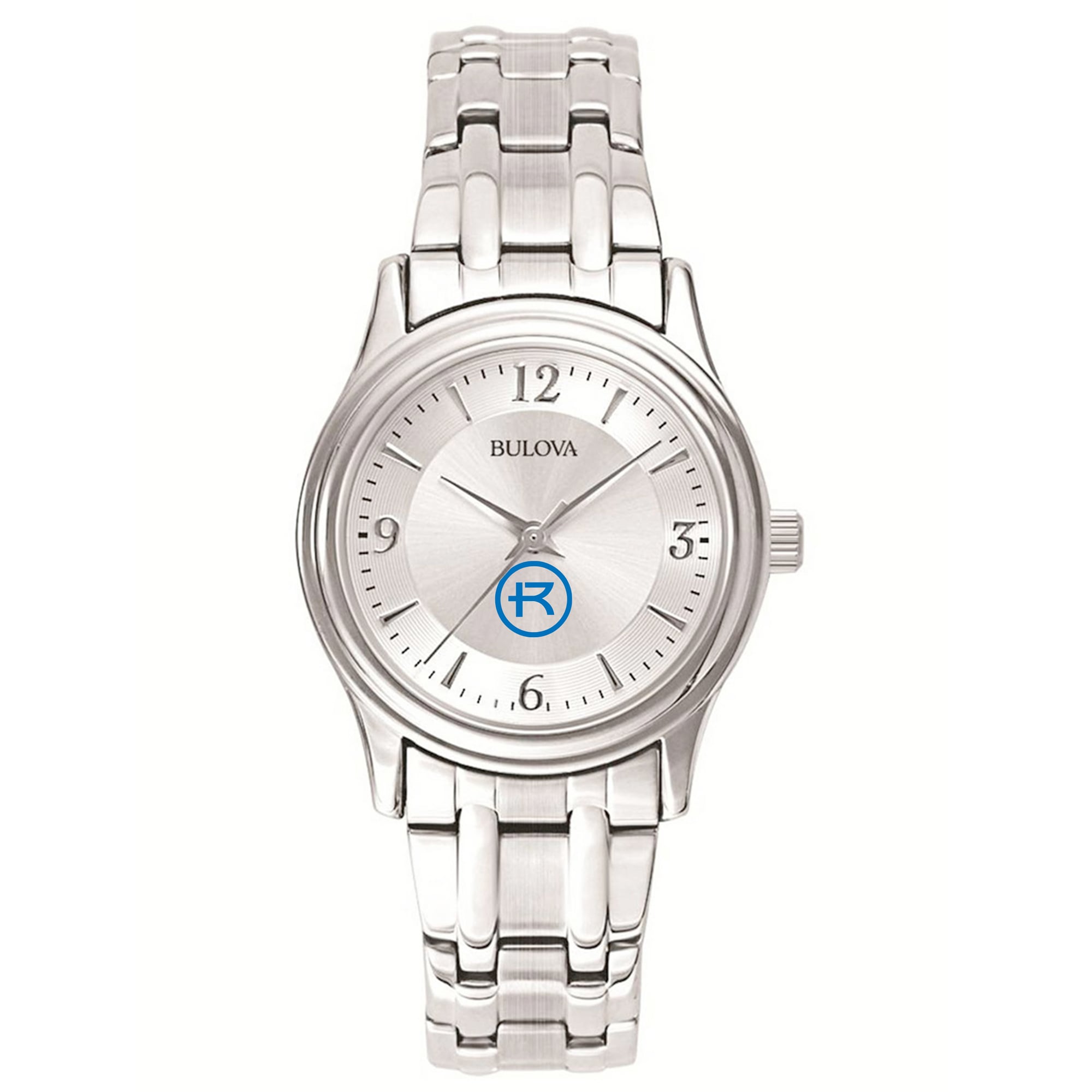 Women's Bulova  Silver Rockhurst Hawks Silver-Tone Dial Stainless Steel Quartz Watch