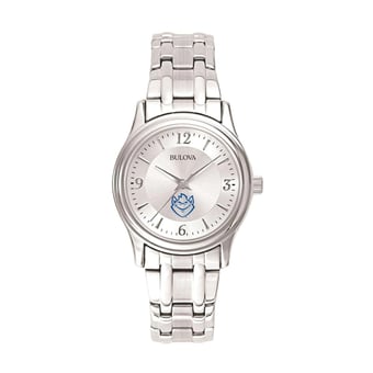 Women's Bulova  Silver Saint Louis Billikens Silver-Tone Dial Stainless Steel Quartz Watch