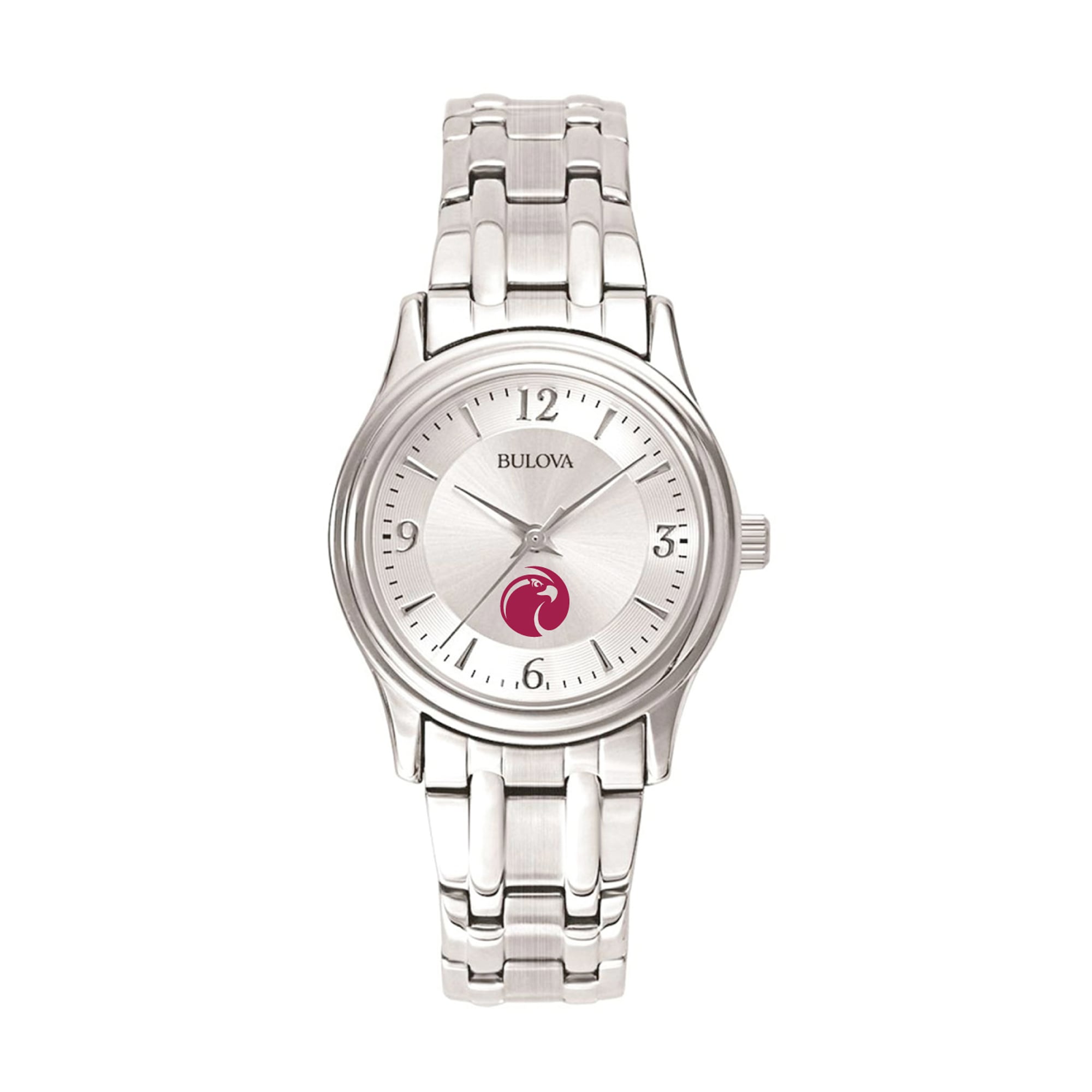 Women's Bulova  Silver Seattle Pacific Falcons Silver-Tone Dial Stainless Steel Quartz Watch