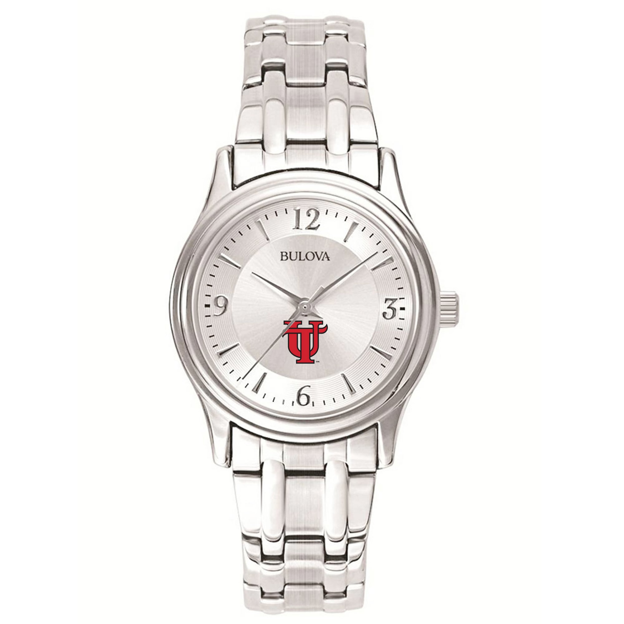 Women's Bulova  Silver Tampa Spartans Silver-Tone Dial Stainless Steel Quartz Watch