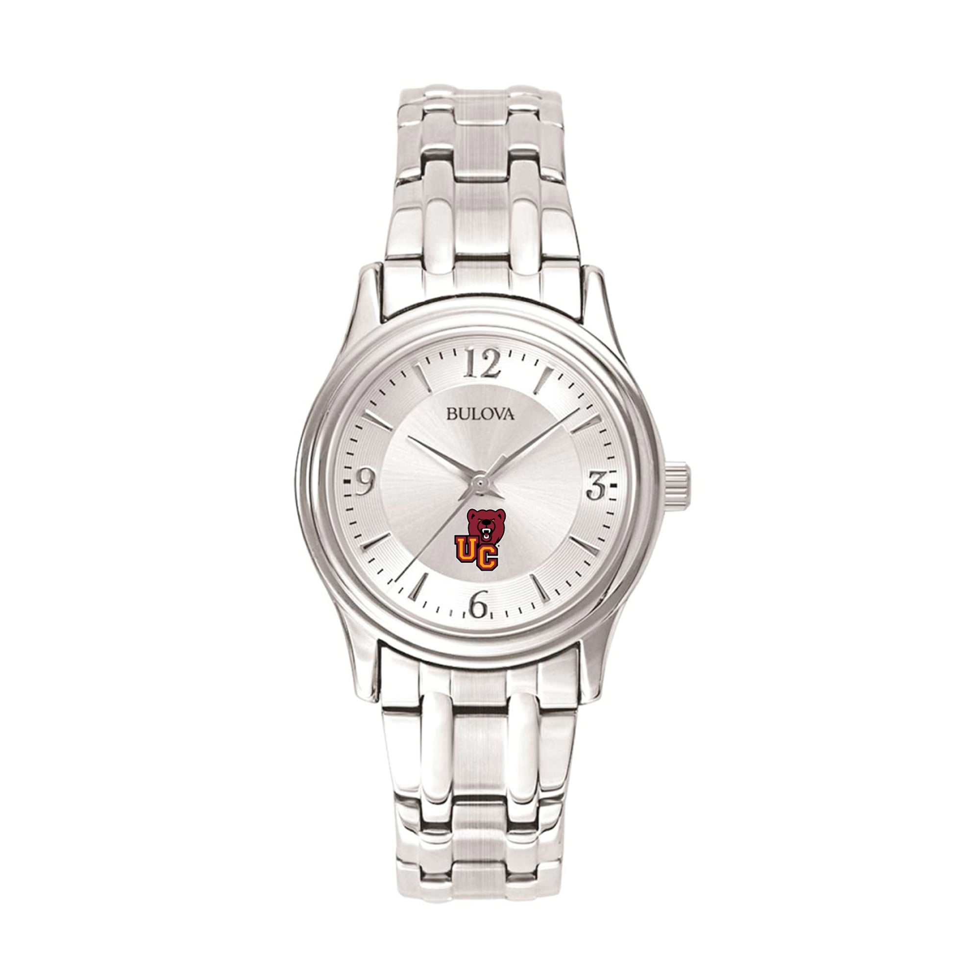Women's Bulova  Silver Ursinus Bears Silver-Tone Dial Stainless Steel Quartz Watch