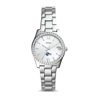 Women's Fossil  Silver Nebraska-Kearney Lopers Scarlette Mini Three-Hand Date Watch