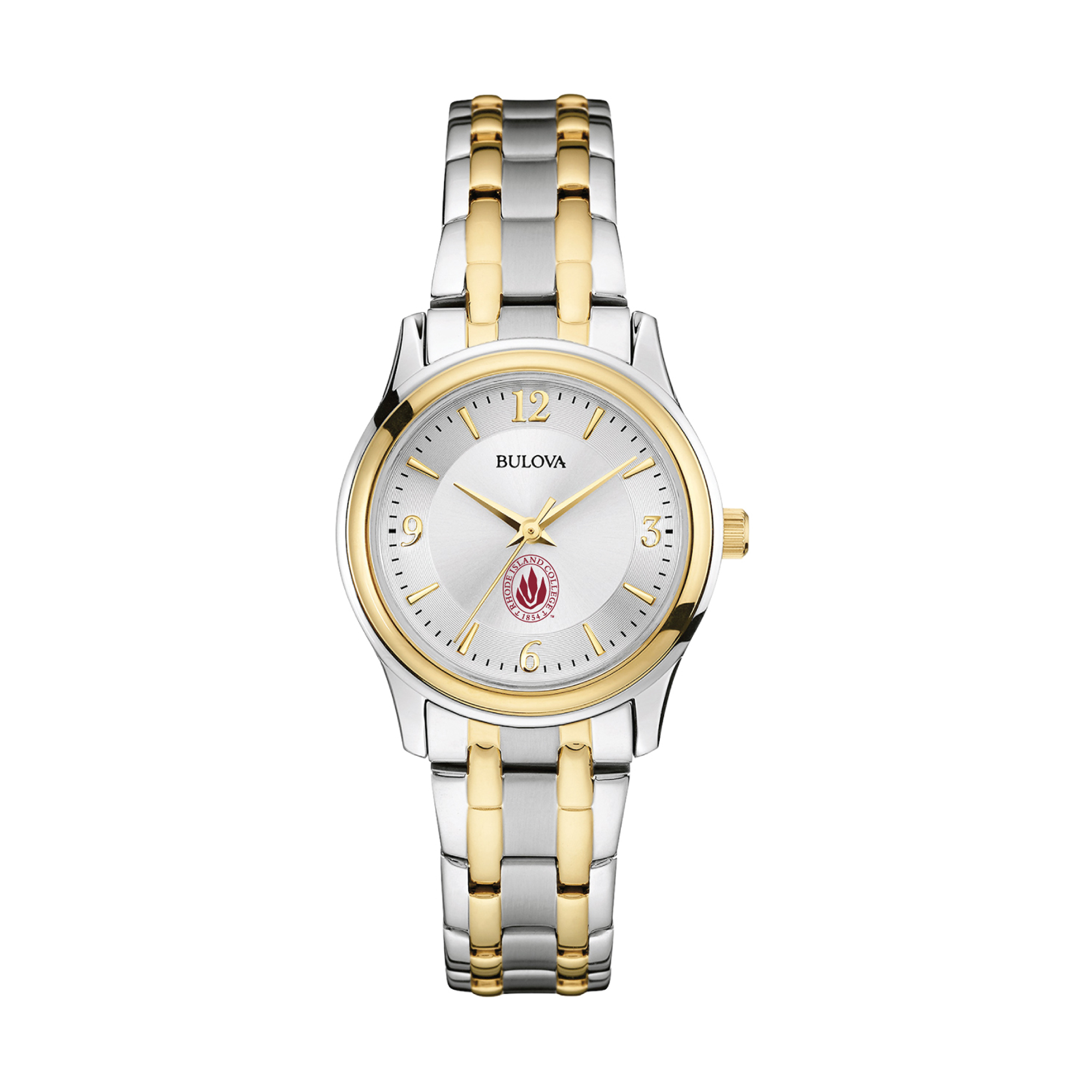 Women's Bulova  Silver Rhode Island Anchormen Two-Tone Stainless Steel Watch