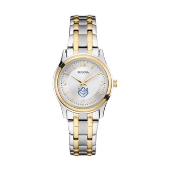 Women's Bulova  Silver Saint Louis Billikens Two-Tone Stainless Steel Watch