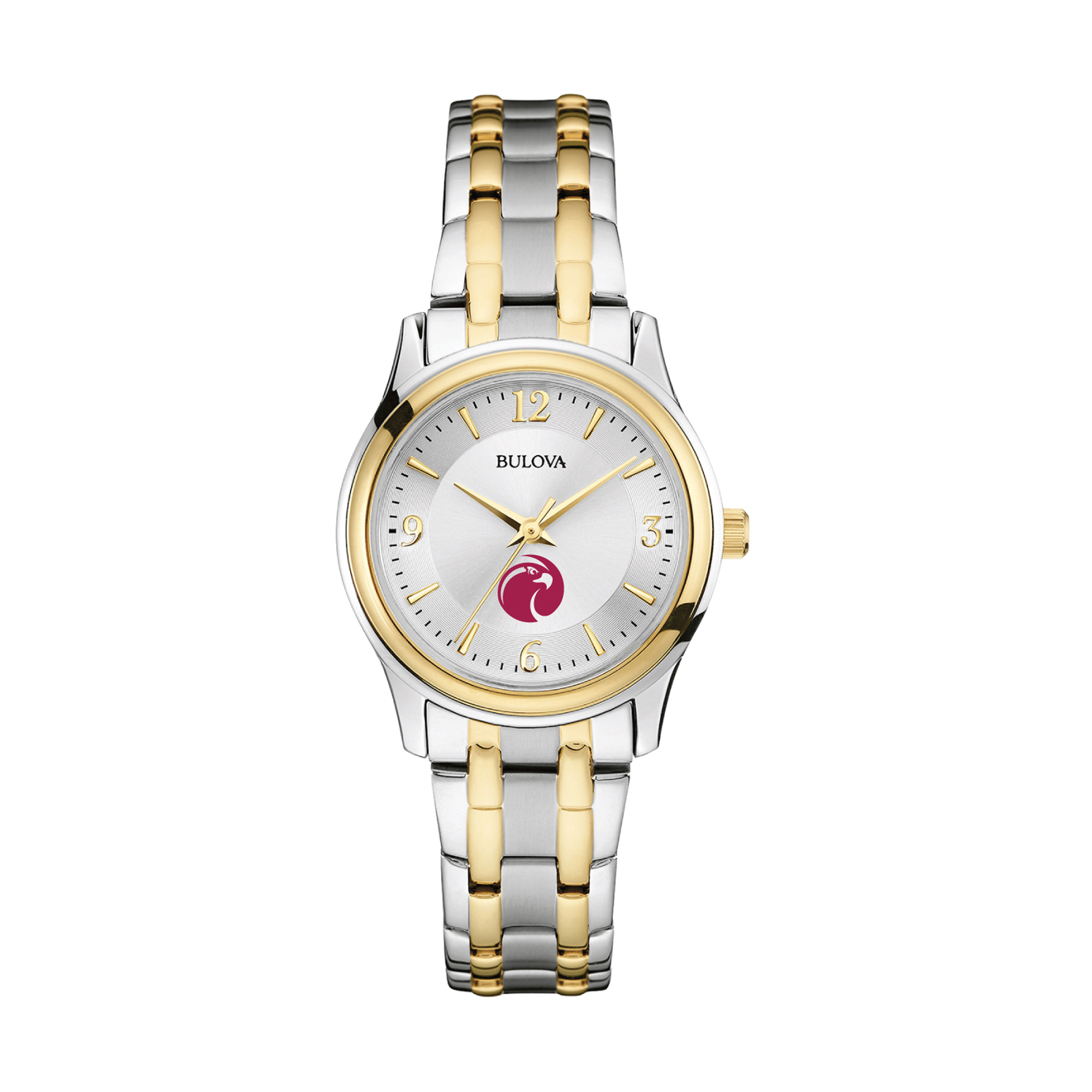 Women's Bulova  Silver Seattle Pacific Falcons Two-Tone Stainless Steel Watch