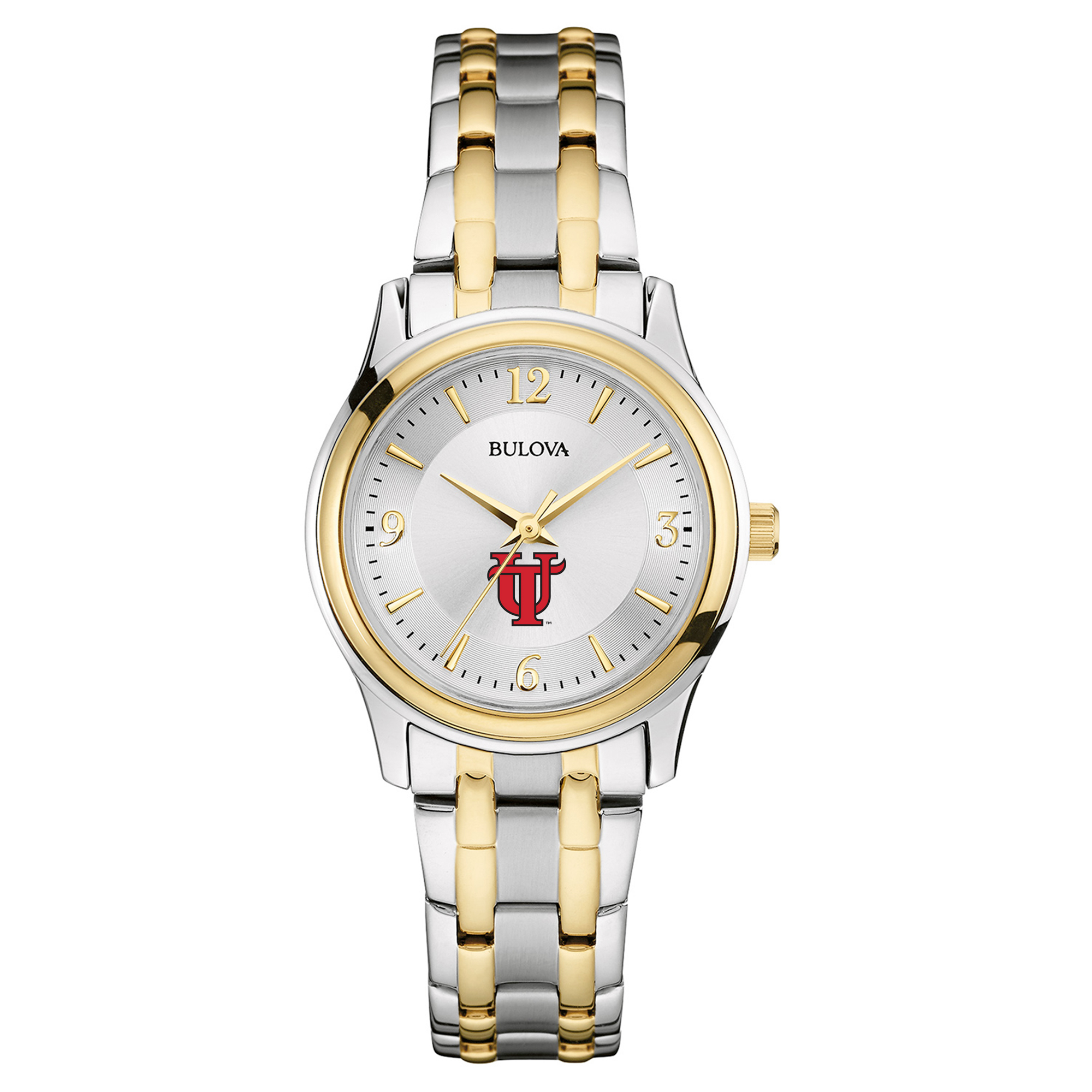 Women's Bulova  Silver Tampa Spartans Two-Tone Stainless Steel Watch