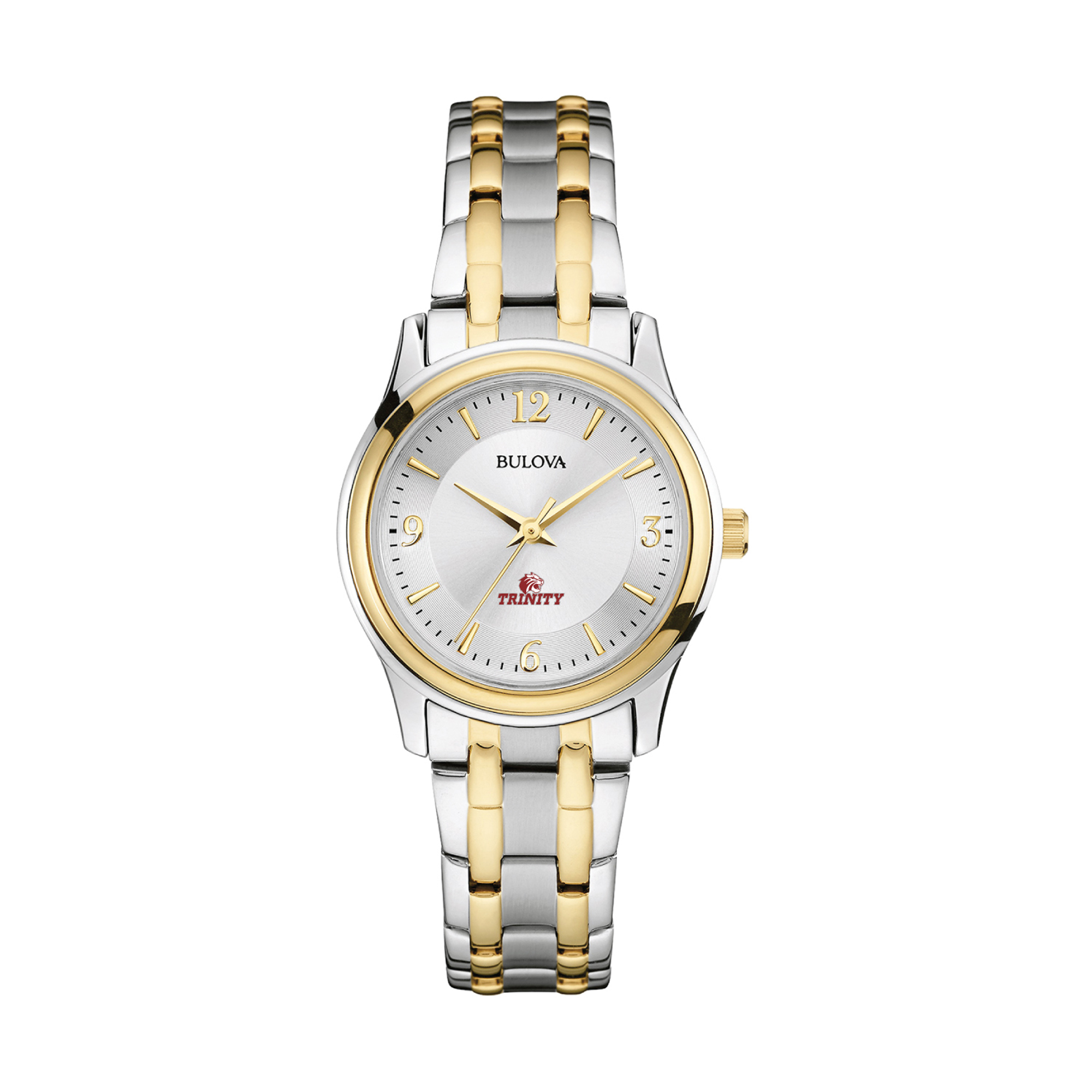 Women's Bulova  Silver Trinity Tigers Two-Tone Stainless Steel Watch